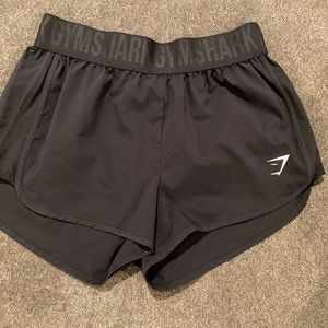 Gymshark training shorts, black, small